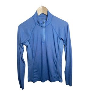 Patagonia Women’s 1/4 Zip Performance Baselayer Top M Blue